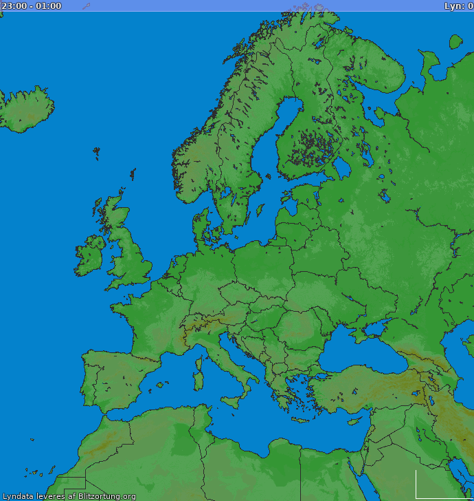 Lynkort Europa -